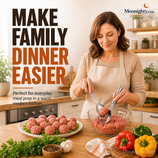 🔥BUY 1 GET 1 FREE🥄Meatball Spoon – No Stick, No Mess🍡