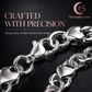Double Chain Heart Charm Bracelet