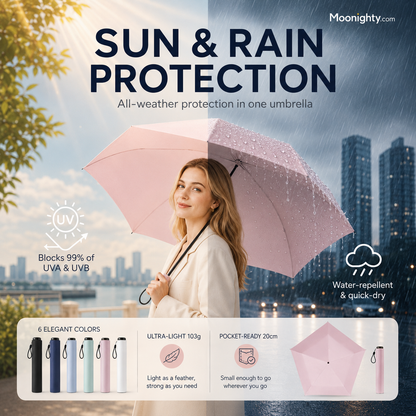 Ultra-Lightweight Compact All-Weather Umbrella