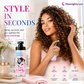 Moisturizing Anti-Frizz Hair Spray for Curly Hair