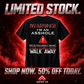 Self-deprecating tough-guy humor textile crew neck short-sleeved shirt