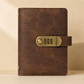 🎁Transparent-Pocket Currency Collectors Album, Top-Grade PU Leather, Password Lock, Durable Material, Secure Protection