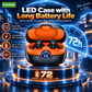 Wireless earbuds with real-time AI translation, noise cancellation, Hi-Fi audio, triple-microphone calls, touch controls, IPX5 water resistance, and a charging case with LEDs