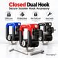 Front-Mounted Helmet Lock for Motorcycles