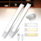 Modern Battery Powered Under Cabinet LED Lights Waterproof & Dimmable Wall-Mounted for Cabinets