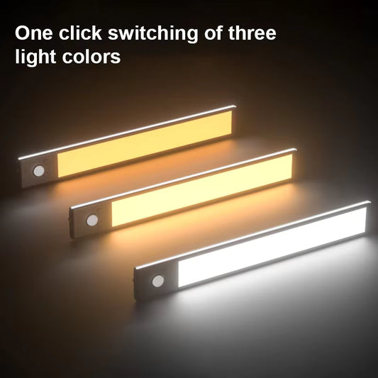 Modern Battery Powered Under Cabinet LED Lights Waterproof & Dimmable Wall-Mounted for Cabinets