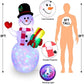 ☃️🎄New Design High Sales Christmas Inflatable Snowman Christmas Outdoor Decoration