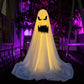 🎃 Outdoor Halloween Ghost Decorations – Remote LED Effects