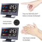 🔥50% OFF🔥Digital LED Temperature Humidity Monitor Weather Forecast LED Table Alarm Clock