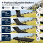 🪑Portable, adjustable folding chair for outdoor use – Lightweight, sturdy, and versatile – Ideal for the garden, camping, the beach, or the patio – Easy to transport and set up 🏕️✨
