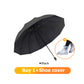 12-Rib Large Foldable Windproof Umbrella