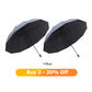 12-Rib Large Foldable Windproof Umbrella