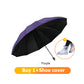 12-Rib Large Foldable Windproof Umbrella