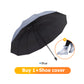 12-Rib Large Foldable Windproof Umbrella