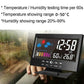 🔥50% OFF🔥Digital LED Temperature Humidity Monitor Weather Forecast LED Table Alarm Clock