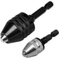 3-Jaw Keyless Drill Chuck Quick-Change Adapter