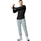 Men's Athletic Longline Ribbed Top🔥V-Neck Long Sleeve, Moisture-Wicking for Gym Sessions/Casual
