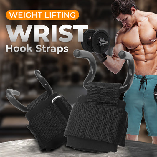 Heavy Duty Weight Lifting Wrist Hook Straps