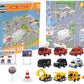 🎁Christmas Gift 50%OFF！！！🚗Kids Advent Calendar for Boys: Alloy Construction Engineering Vehicle Toy Sets