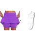 🌟Last Day Special Price $18.99!!🎁Anti-Chafing Active Skort – Super soft and comfortable🔥