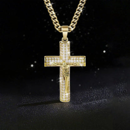 📢📢50 % OFF !!✝️Jesus Crucifix Pendant Necklace