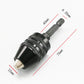 3-Jaw Keyless Drill Chuck Quick-Change Adapter