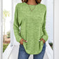 💎50% OFF! 💎 Casual Long-Sleeve Top – Soft Knit, Loose Fit & Versatile Style for All Body Types 🌸🧥