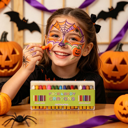 16 Colors Face Paint Crayons Kit