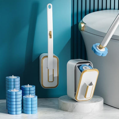 🔥NEW YEAR SALE!!⚡50K+ SOLD!🚽💦Disposable Replacement Wall-Mounted Innovative Toilet Brush Set✨