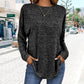 💎50% OFF! 💎 Casual Long-Sleeve Top – Soft Knit, Loose Fit & Versatile Style for All Body Types 🌸🧥