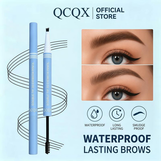 Water-resistant 2-in-1 mini eyebrow pencil and tinted eyebrow gel: long-lasting eyebrow makeup that creates natural and realistic lines that mimic individual hairs.
