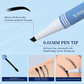 Water-resistant 2-in-1 mini eyebrow pencil and tinted eyebrow gel: long-lasting eyebrow makeup that creates natural and realistic lines that mimic individual hairs.