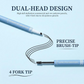 Water-resistant 2-in-1 mini eyebrow pencil and tinted eyebrow gel: long-lasting eyebrow makeup that creates natural and realistic lines that mimic individual hairs.