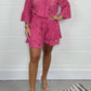 💕Limited Sale 50% OFF💕Casual Short V-Neck Lace Suit