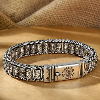 🥳2026 HOT SALE🥳💞50K+ SOLD!💝 Tibetan Prayer Wheel Bracelet – Spin for Serenity & Blessings. Crafted in 925 Sterling Silver, a meaningful keepsake for peace and good fortune. 🙏✨