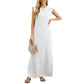 ⏳50% off! Women's summer dress – cotton blend, no-iron, side slit – loose fit, perfect for vacation and everyday wea