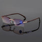 👓Frameless, ultralight reading glasses with a diamond-cut finish
