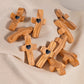 Heart Pattern Wooden Cross - Gift of Encouragement