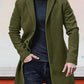 🔥Black-Friday-Mega-Angebot – 50 % OFF!🔥 Men's Classic Single Row Buckle Solid Color Jacket - Timeless Daily Essential