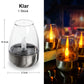 Solar-powered LED Candle Light Lamp