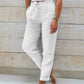 👖 50% OFF NOW! 🌿 Women's Elastic Waist Cotton Linen Wide Leg Pants – Breathable, Lightweight & Relaxed Fit ☀️
