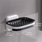 🧼 Self-Draining Soap Dish – No Drill & Quick Dry
