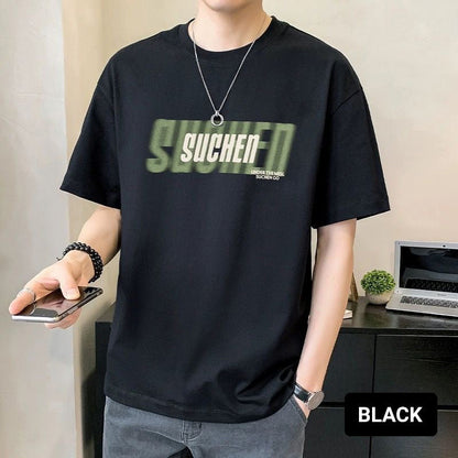 Men's Printed Loose Short Sleeve T-Shirt