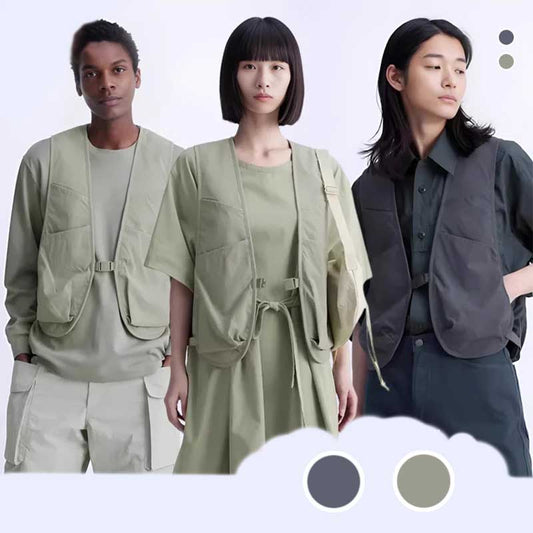 Unisex Fashionable Casual Cargo Vest