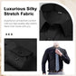 💼Men's Silky Wrinkle Resistant Solid Color Stretch Shirt