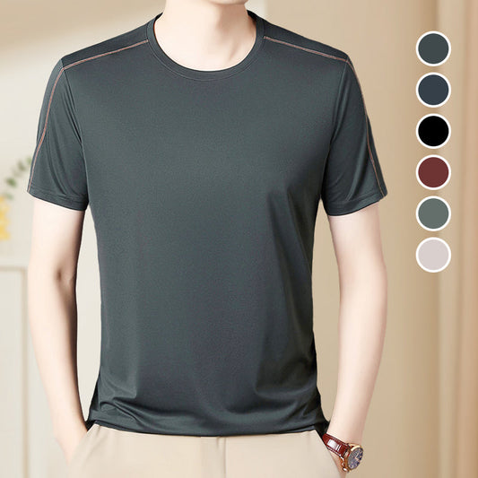 ✈️Free shipping when you buy 2✈️Men's Comfort Crew Neck Short Sleeve T-Shirt