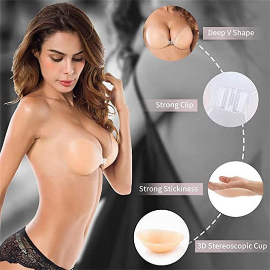 💗BUY 1 GET 1 FREE - 2 PAIRS - 🎁Adhesive invisible gathering bras（Choice of 87% of customers）