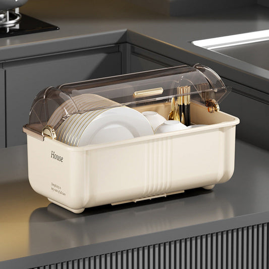 🍽️🏠Premium Dustproof & Drainage Dish Box for Modern Kitchens🔥