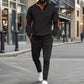 🎁 Hot Sale 50% OFF 🔥Men's Knit Half-Zip Casual Sweatshirt & Pants Set