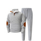 🎁 Hot Sale 50% OFF 🔥Men's Knit Half-Zip Casual Sweatshirt & Pants Set